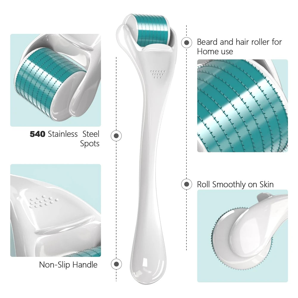 Derma Roller for Face, Scalp, and Beard